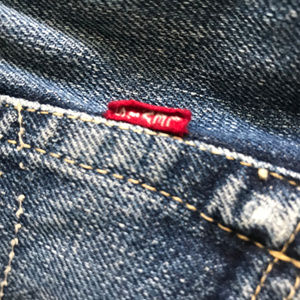 Rare - a pair of vintage Levis 501s